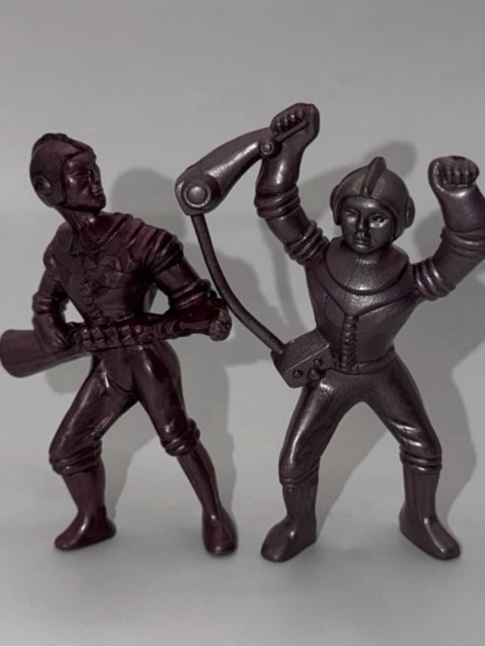 1950’s Space Astronaut Ajax Archer Purple Cooper Plastic Figures